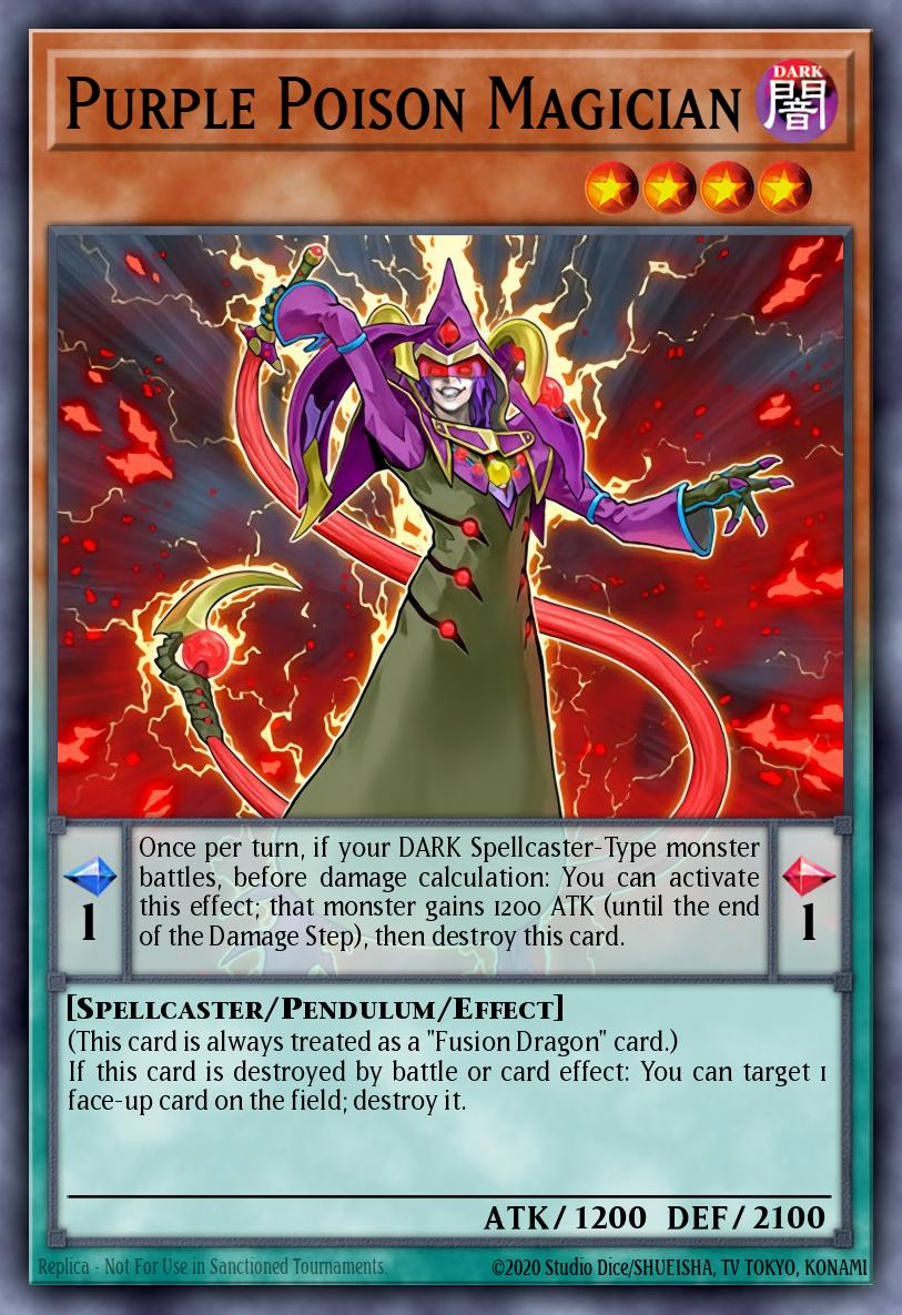 Purple Poison Magician Ultra Rare PEVO-EN006 Pendulum Evolution Yugioh card