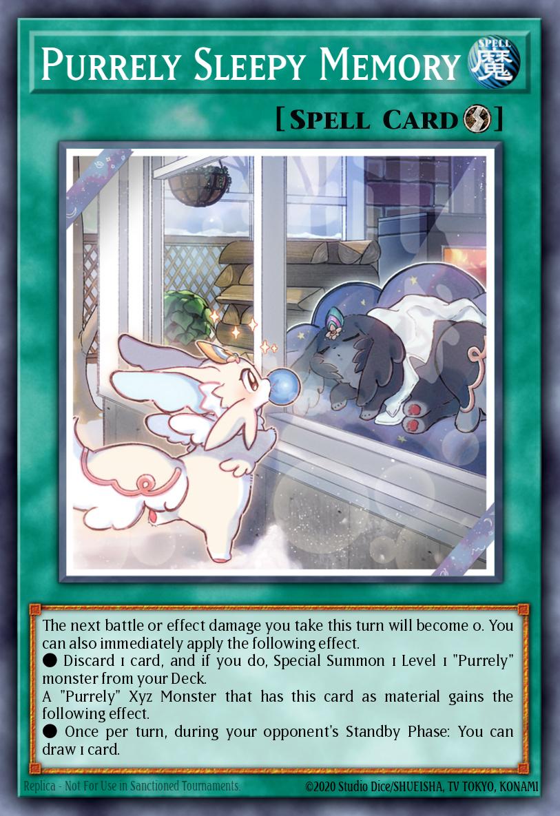 Purrely Sleepy Memory Ultra Rare MP24-EN198 25th Anniversary Tin Dueling Mirrors Yugioh card