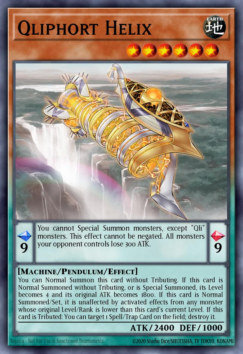 Qliphort Helix Super Rare NECH-EN023 The New Challengers Yugioh card