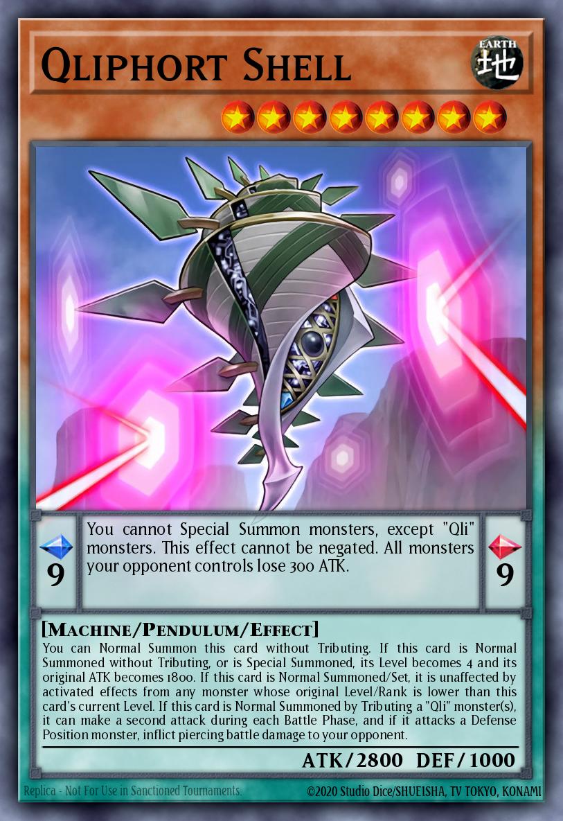 Qliphort Shell Rare NECH-EN025 The New Challengers Yugioh card