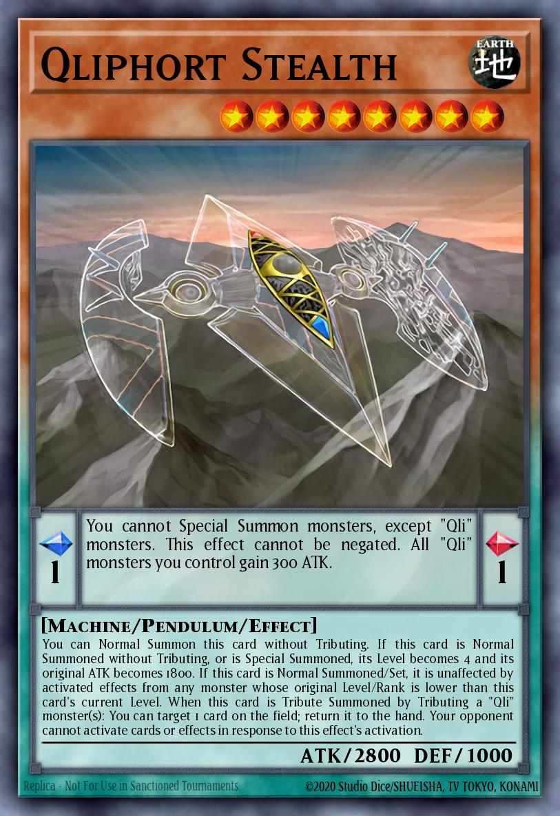 Qliphort Stealth Ultra Rare MP15-EN210 2015 Mega-Tin Mega Pack Yugioh card