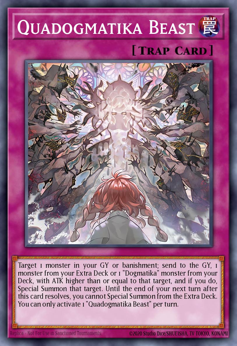 Quadogmatika Beast Common OP30-EN026 OTS Tournament Pack 30 Yugioh card