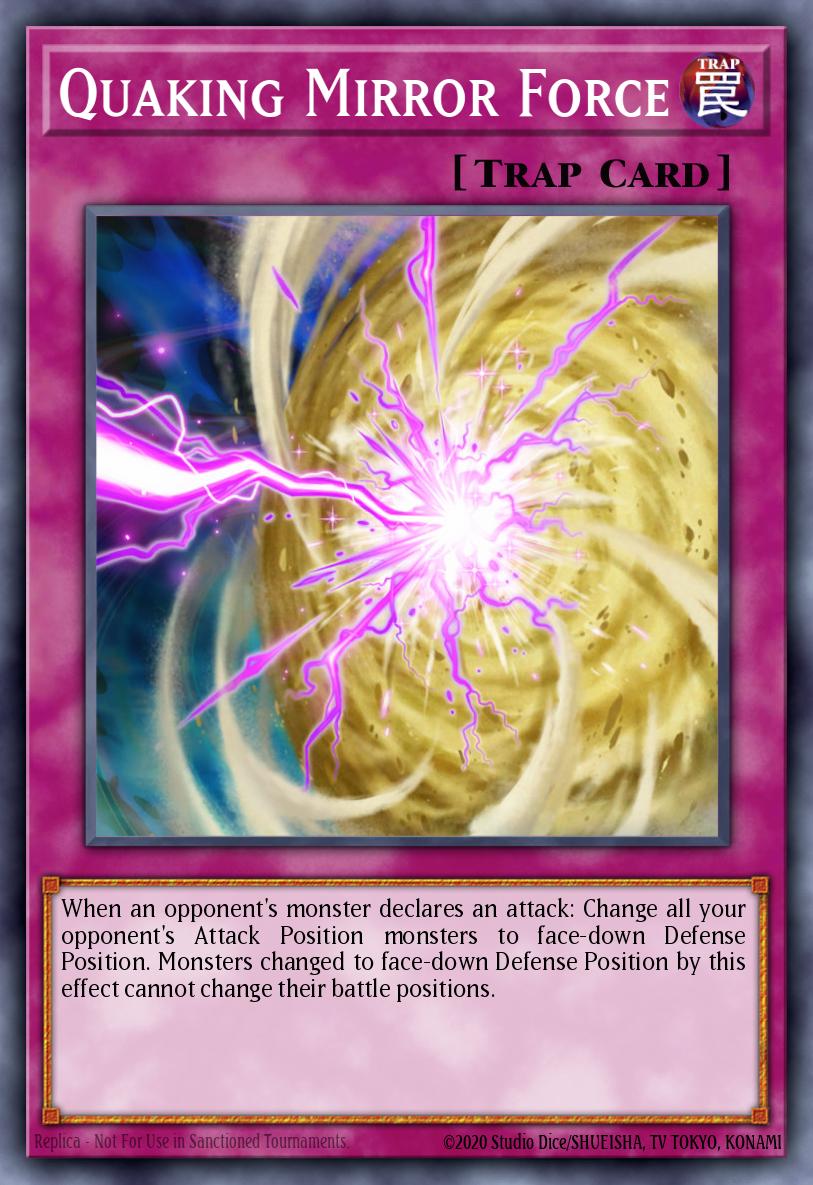 Quaking Mirror Force Common OP30-EN024 OTS Tournament Pack 30 Yugioh card