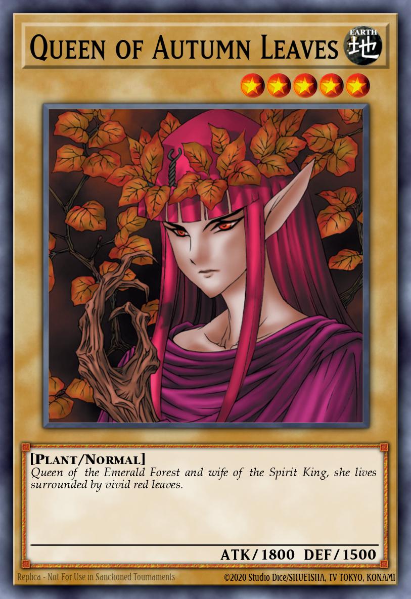 Queen of Autumn Leaves Common TP2-024 Tournament Pack 2nd Season Yugioh card