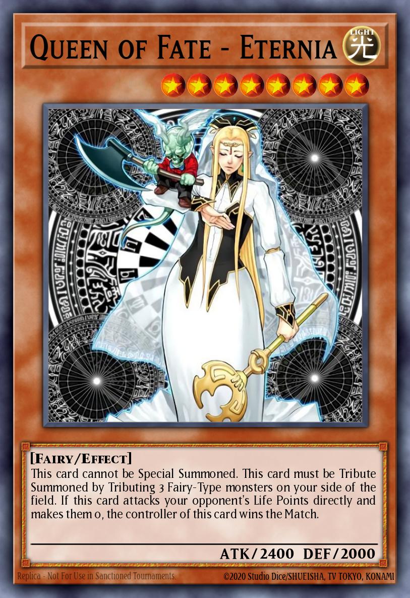 Queen of Fate - Eternia Ultra Rare WCS-EN502 Yu-Gi-Oh! World Championship 2005 prize cards Yugioh card