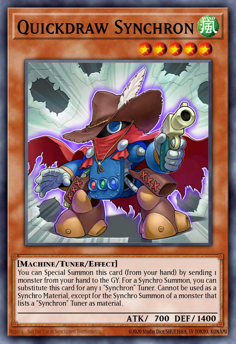 Quickdraw Synchron Duel Terminal Normal Parallel Rare DT06-EN053 Duel Terminal 6b Yugioh card