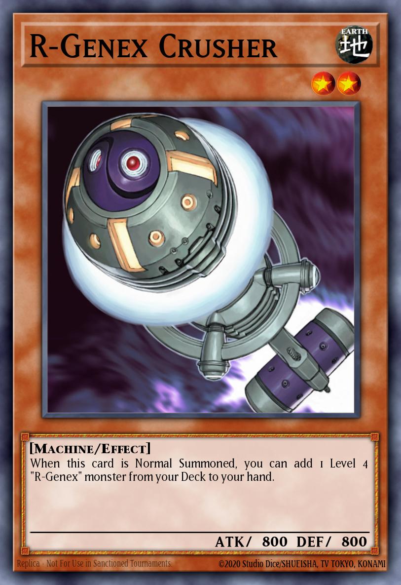 R-Genex Crusher Duel Terminal Normal Parallel Rare DT03-EN023 Duel Terminal 3 Yugioh card