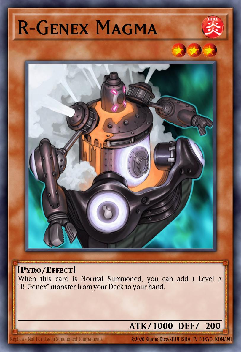 R-Genex Magma Duel Terminal Normal Parallel Rare DT03-EN024 Duel Terminal 3 Yugioh card