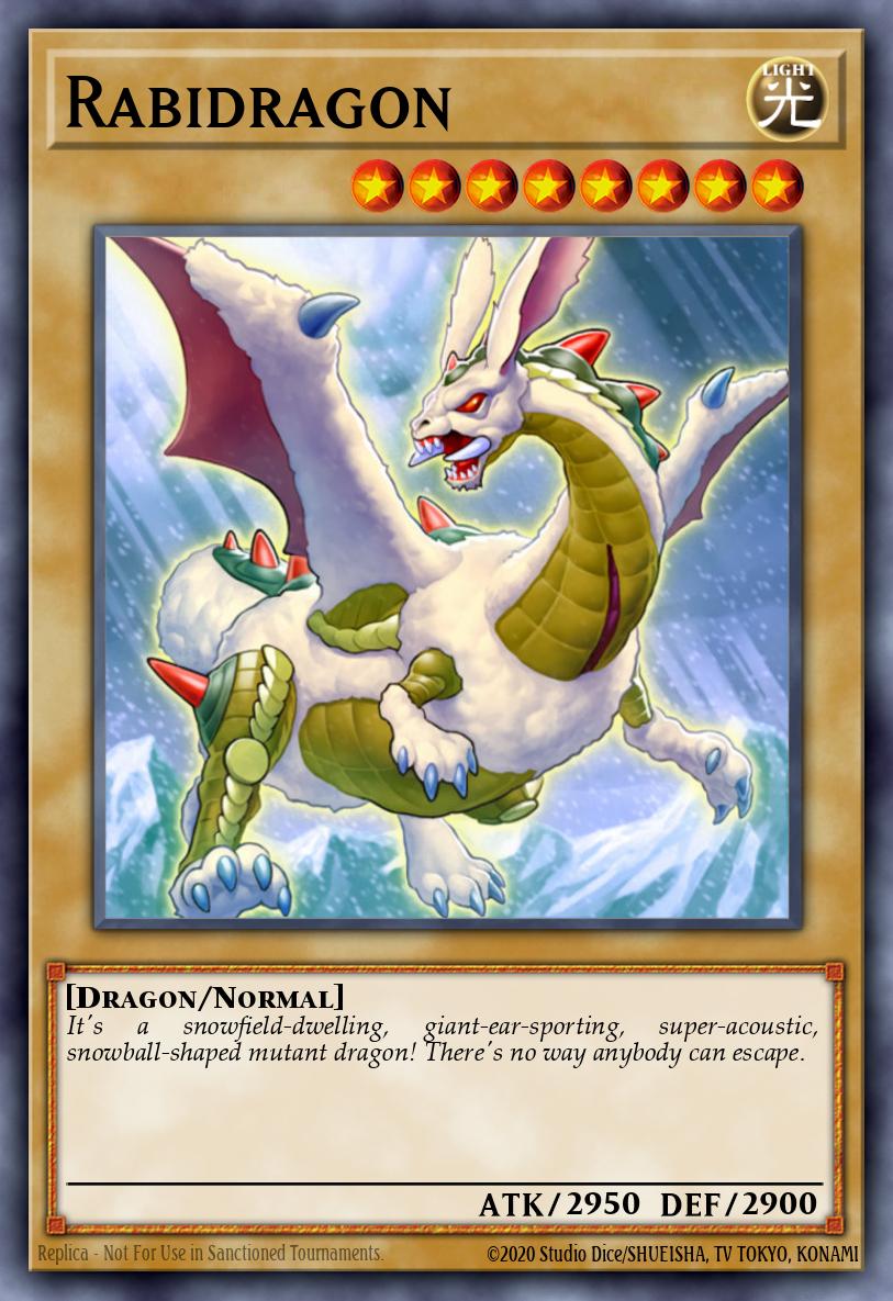 Rabidragon Common STAX-EN004 2-Player Starter Set Yugioh card