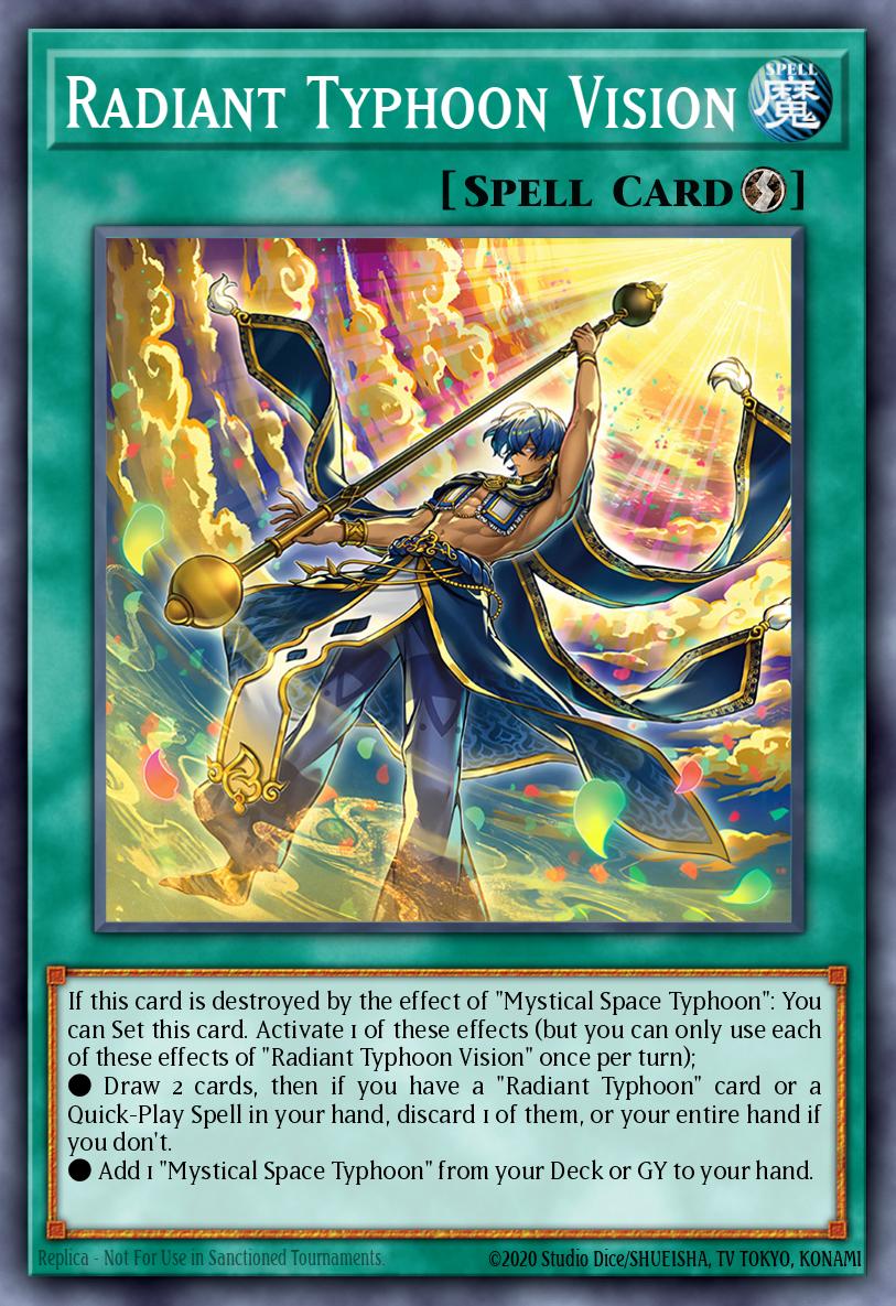 Radiant Typhoon Vision Common DOOD-EN063 Doom of Dimensions Yugioh card
