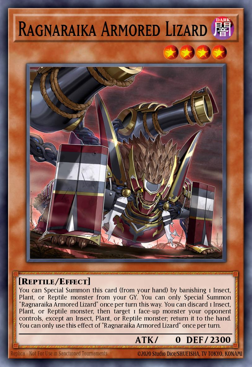 Ragnaraika Armored Lizard Common MP25-EN344 2025 Mega-Pack Tin Yugioh card
