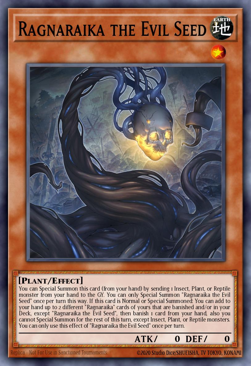 Ragnaraika the Evil Seed Ultra Rare MP25-EN182 2025 Mega-Pack Tin Yugioh card