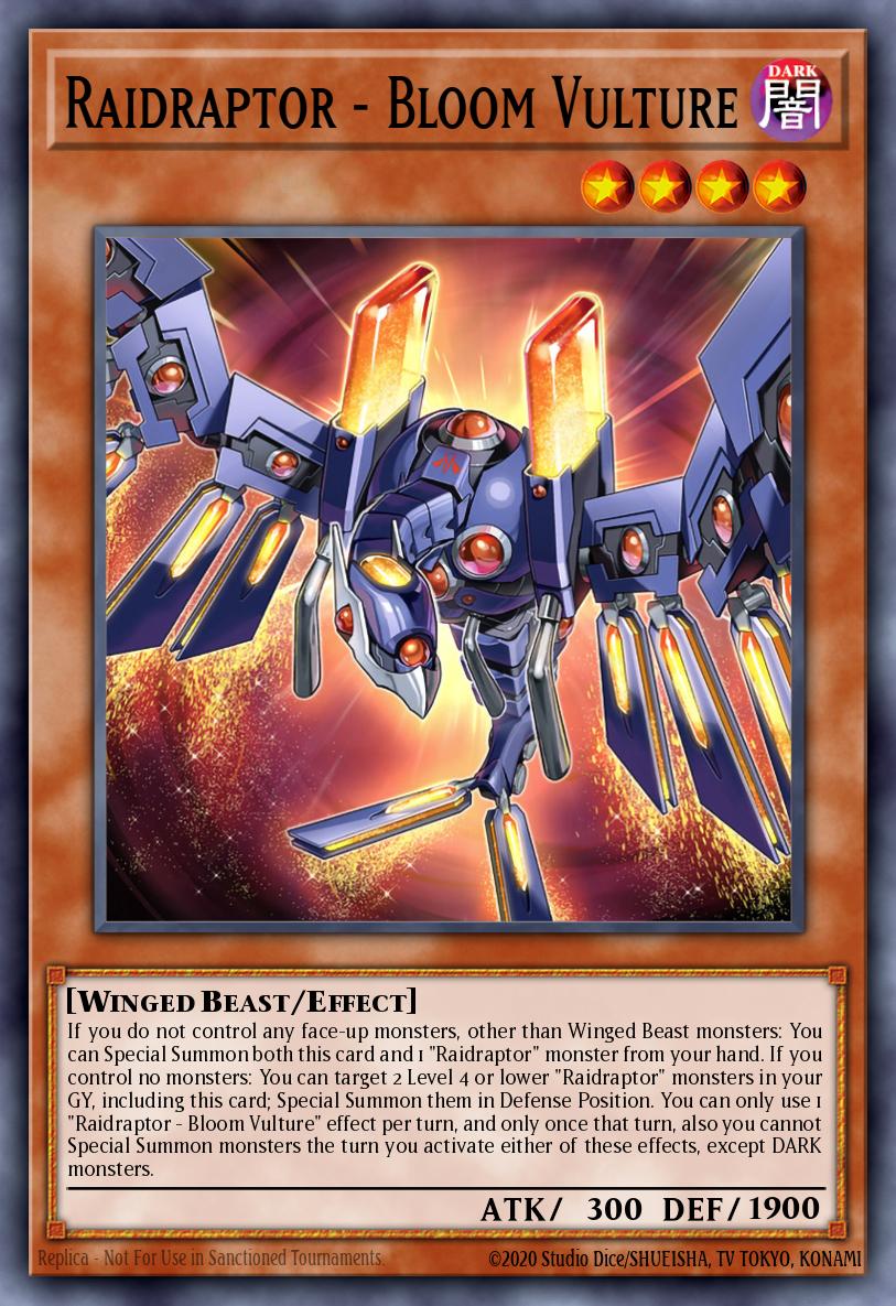 Raidraptor - Bloom Vulture Common MP25-EN303 2025 Mega-Pack Tin Yugioh card