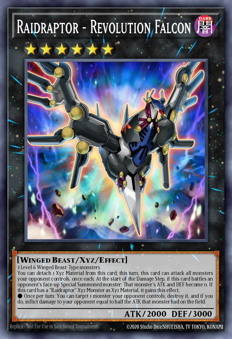 Raidraptor - Revolution Falcon Rare CROS-EN049 Crossed Souls Yugioh card