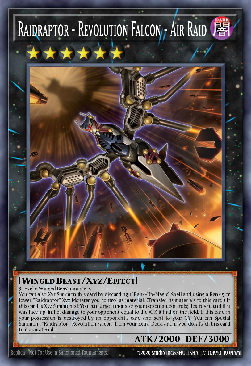 Raidraptor - Revolution Falcon - Air Raid Super Rare ROTD-EN095 Rise of the Duelist Yugioh card
