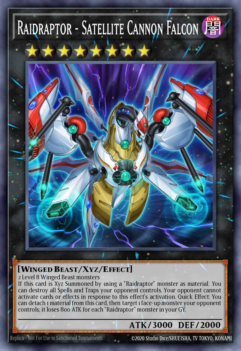 Raidraptor - Satellite Cannon Falcon Common BLC1-EN073 Battles of Legend Chapter 1 Yugioh card