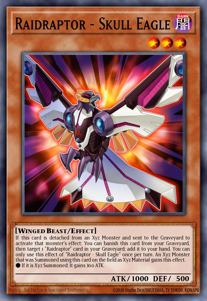 Raidraptor - Skull Eagle Common MP16-EN117 2016 Mega-Tin Mega Pack Yugioh card