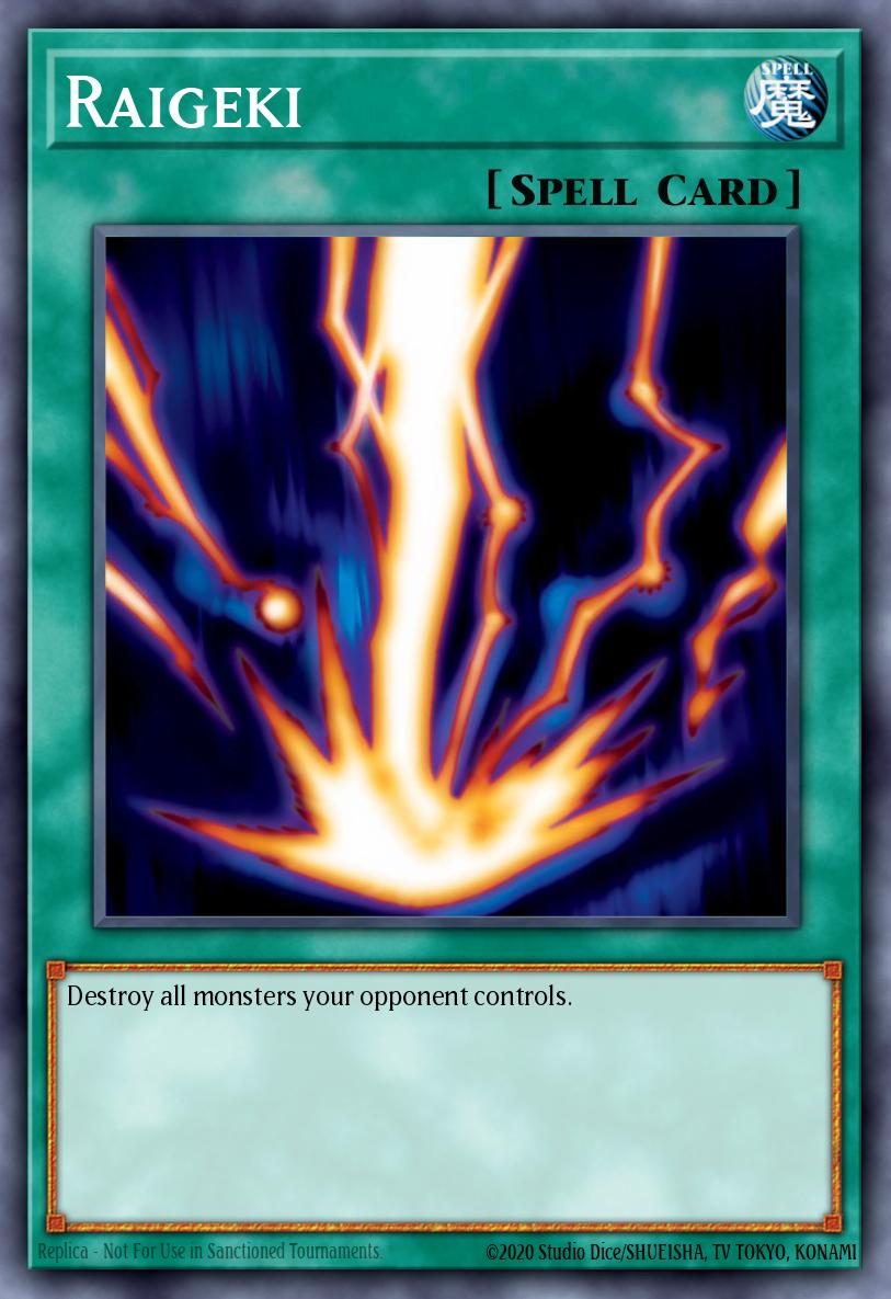 Raigeki 3 L26D-ENS05 Legendary Modern Decks 2026 Yugioh card