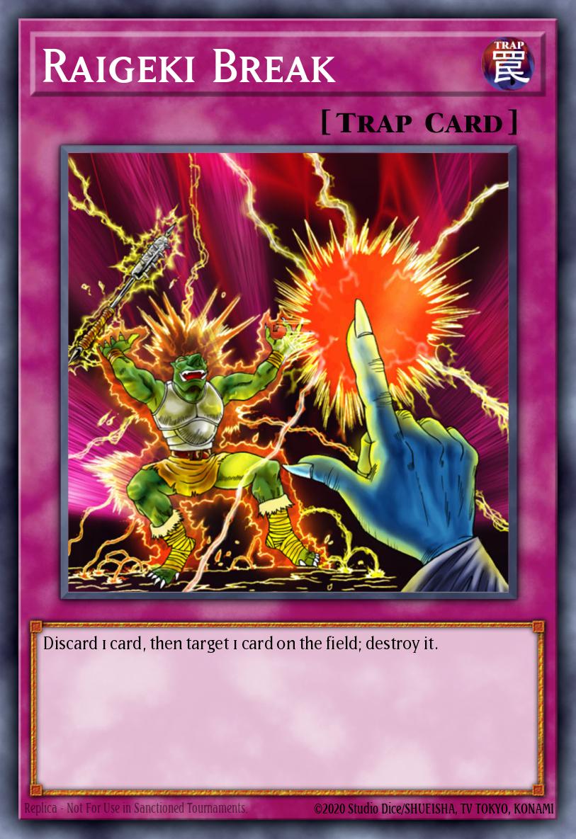 Raigeki Break Ultra Rare BLGG-EN131 Battles of Legend: Glorious Gallery Yugioh card