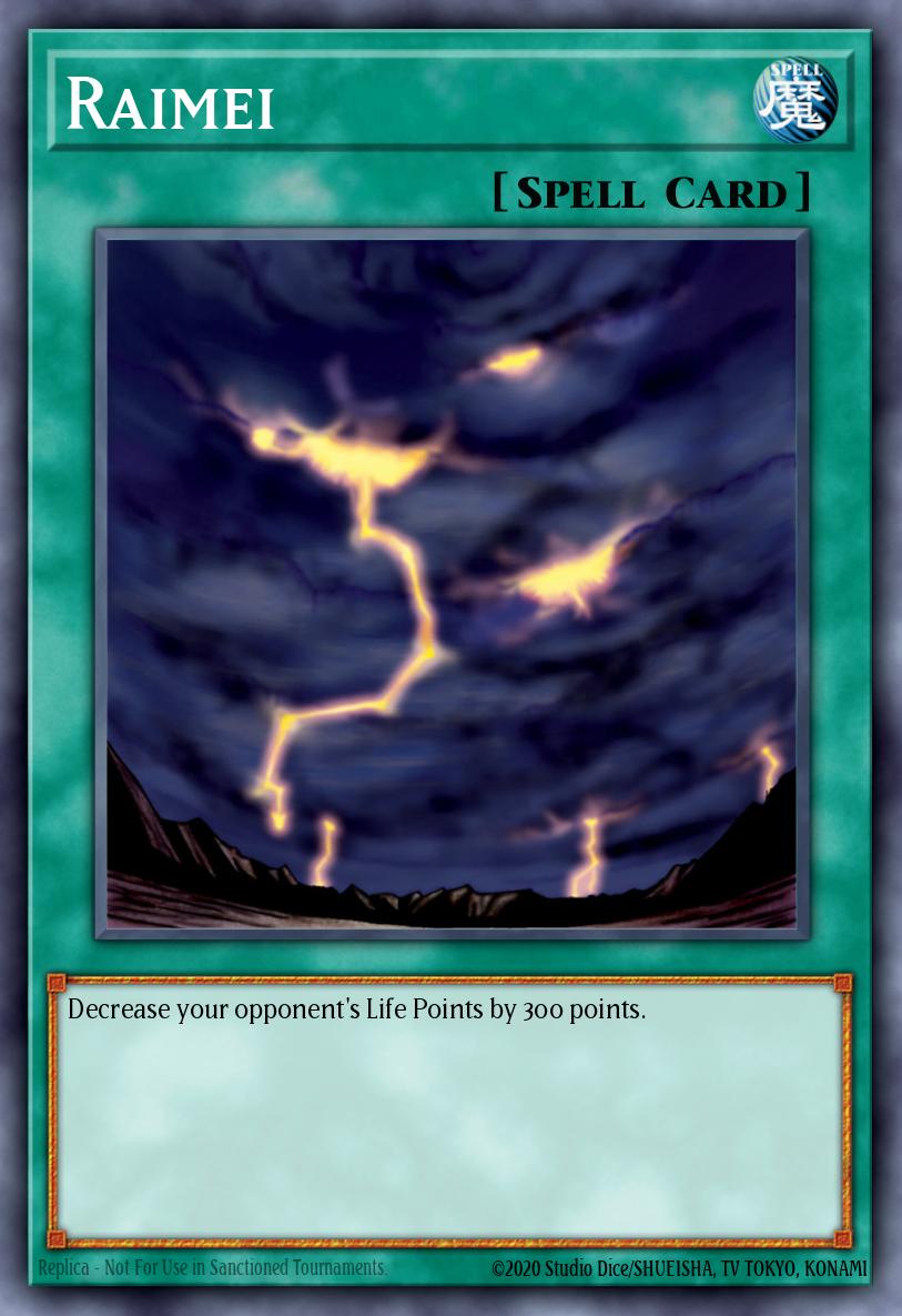 Raimei Rare TP1-009 Tournament Pack 1st Season Yugioh card