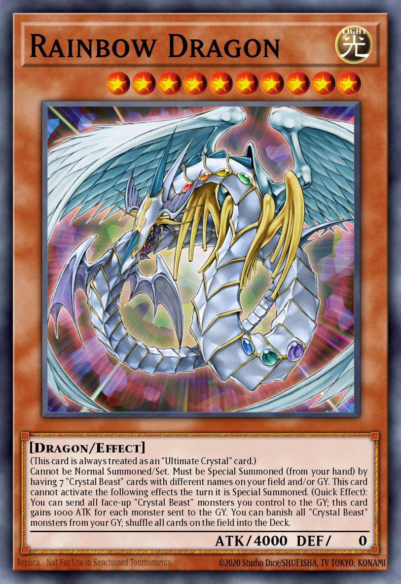 Rainbow Dragon Quarter Century Secret Rare TN23-EN004 25th Anniversary Tin Dueling Heroes Yugioh card