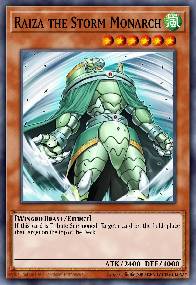 Raiza the Storm Monarch Rare BP01-EN015 Battle Pack Epic Dawn Yugioh card