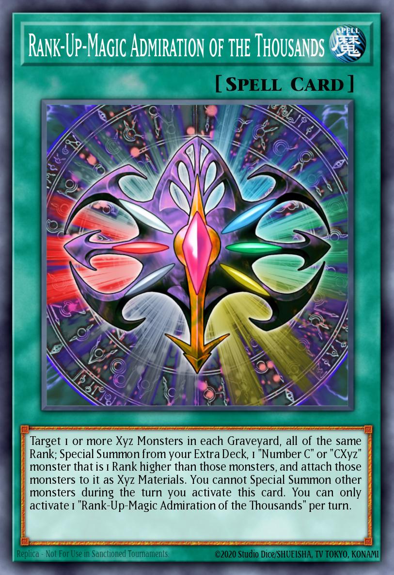 Rank-Up-Magic Admiration of the Thousands Secret Rare DRLG-EN044 Dragons of Legend Yugioh card