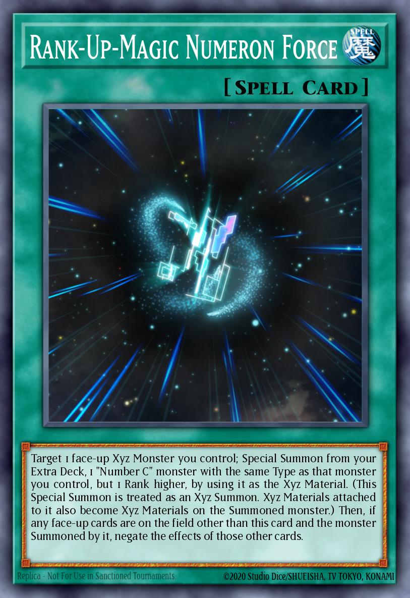 Rank-Up-Magic Numeron Force Ultra Rare MP14-EN101 2014 Mega-Tin Mega Pack Yugioh card