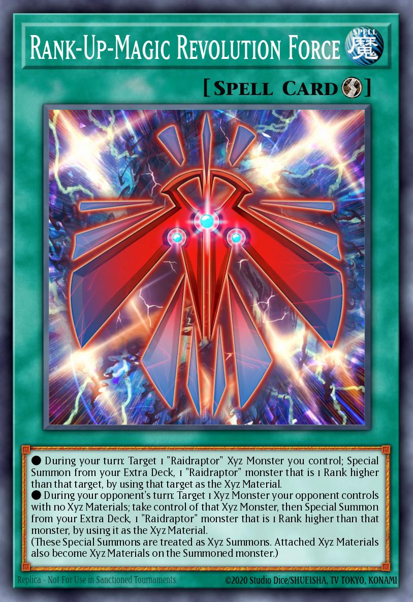 Rank-Up-Magic Revolution Force Rare CROS-EN057 Crossed Souls Yugioh card