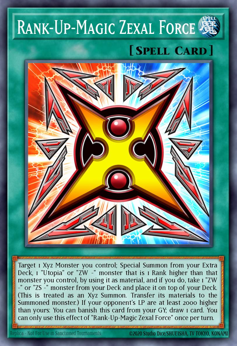 Rank-Up-Magic Zexal Force Rare MP22-EN090 2022 Tin of the Pharaohs Gods Yugioh card