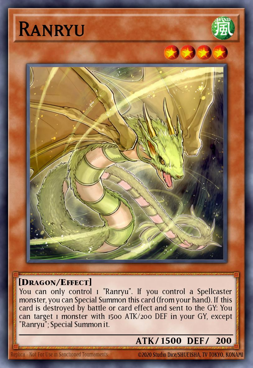 Ranryu Ultra Rare CH02-EN015 THE CHRONICLES DECK: Spirit Charmers (All-Foil Edition) Yugioh card