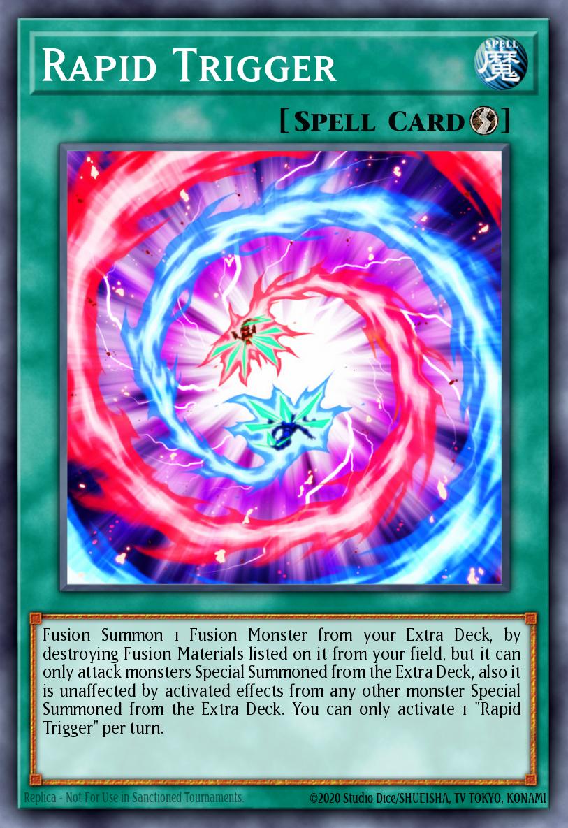 Rapid Trigger Common SDRR-EN023 Structure Deck Rokket Revolt Yugioh card