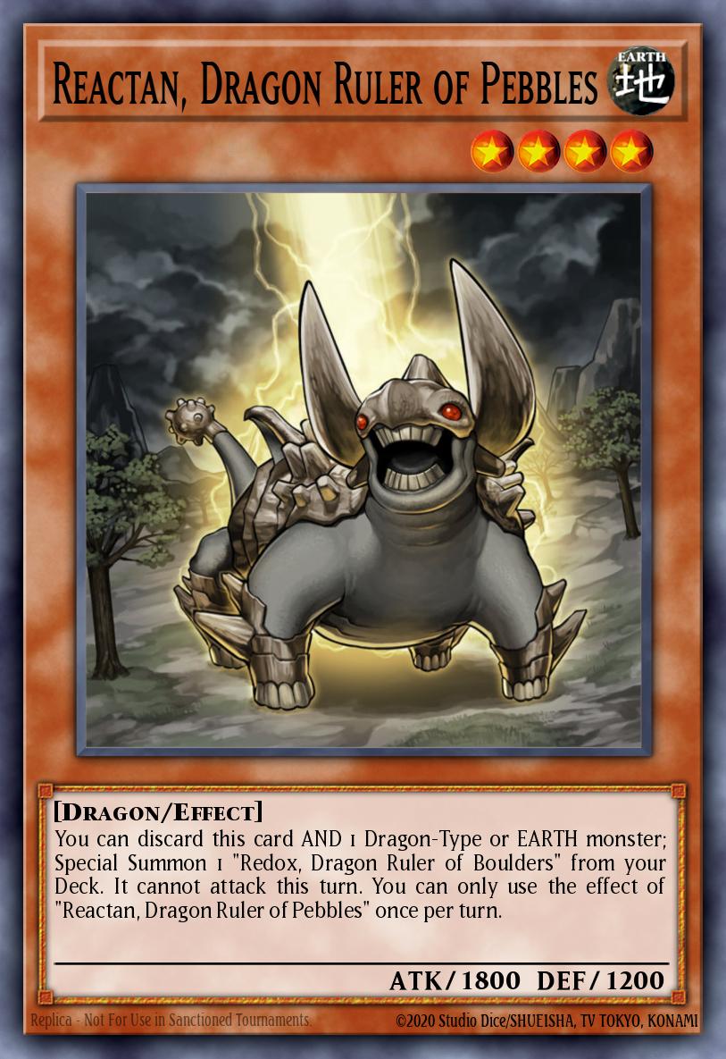 Reactan Dragon Ruler of Pebbles Secret Rare BLMM-EN121 Battles of Legend Monster Mayhem Yugioh card