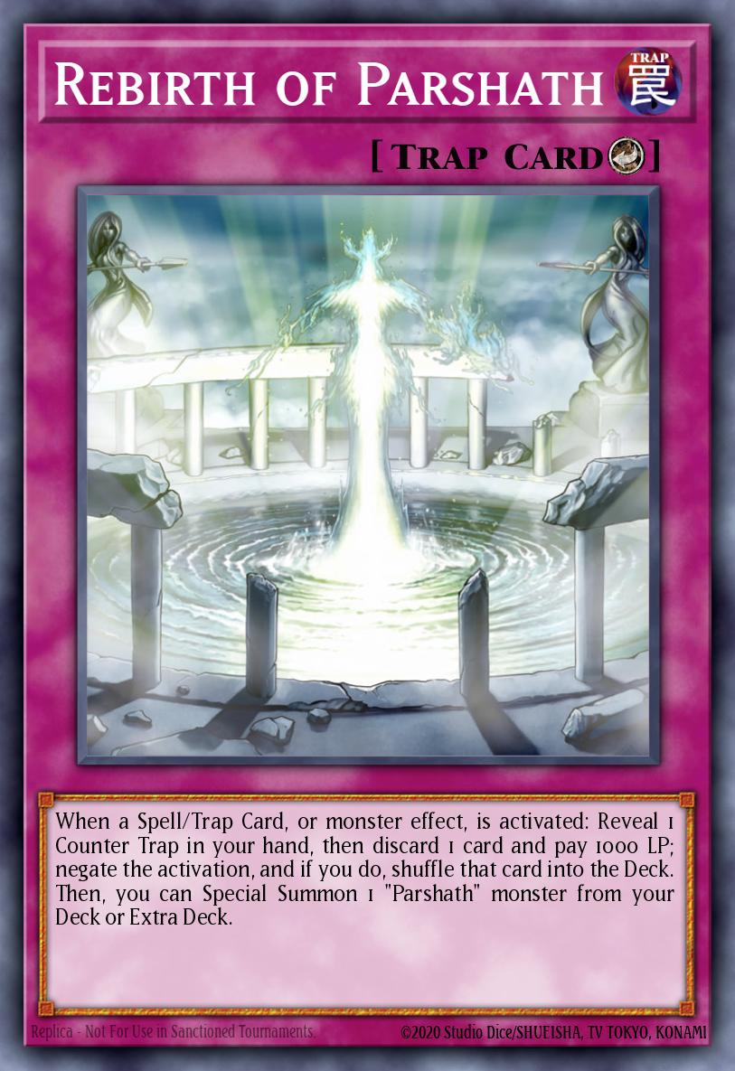 Rebirth of Parshath Super Rare SR05-EN031 Structure Deck Wave of Light Yugioh card