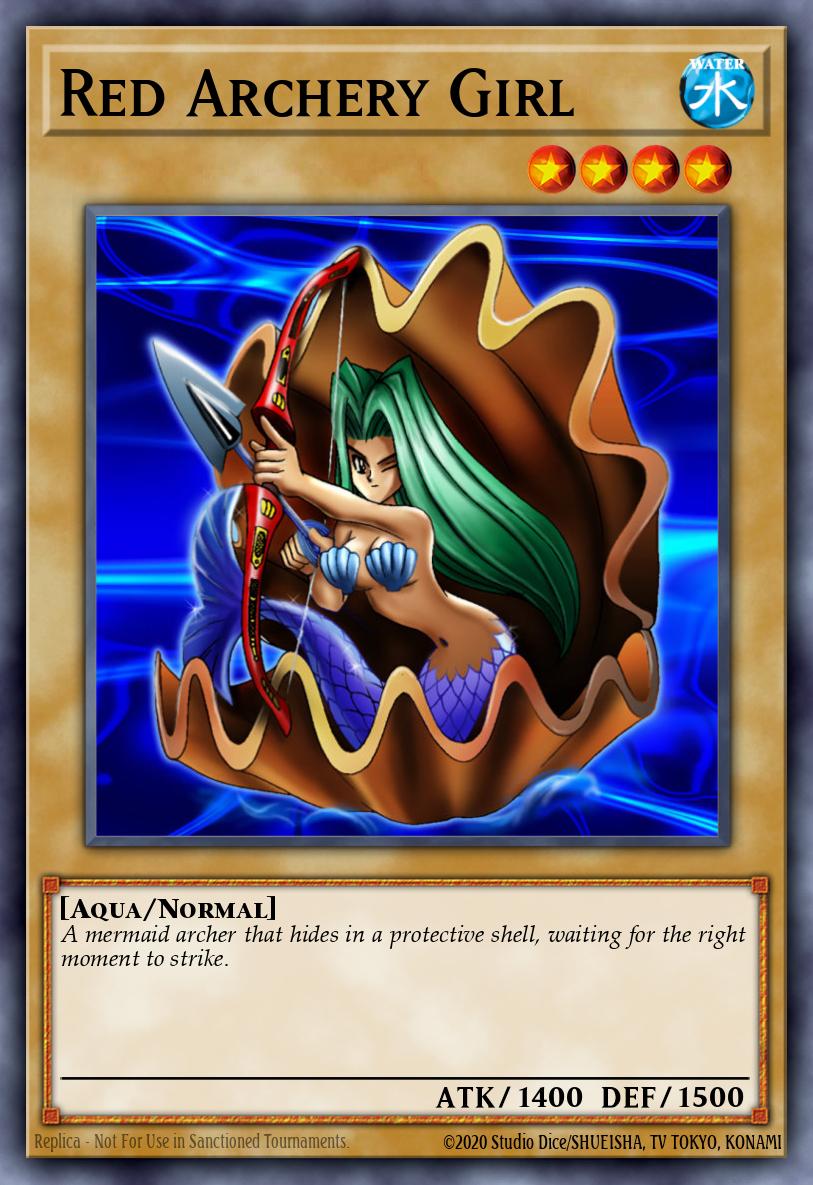 Red Archery Girl Common DB1-EN016 Dark Beginning 1 Yugioh card