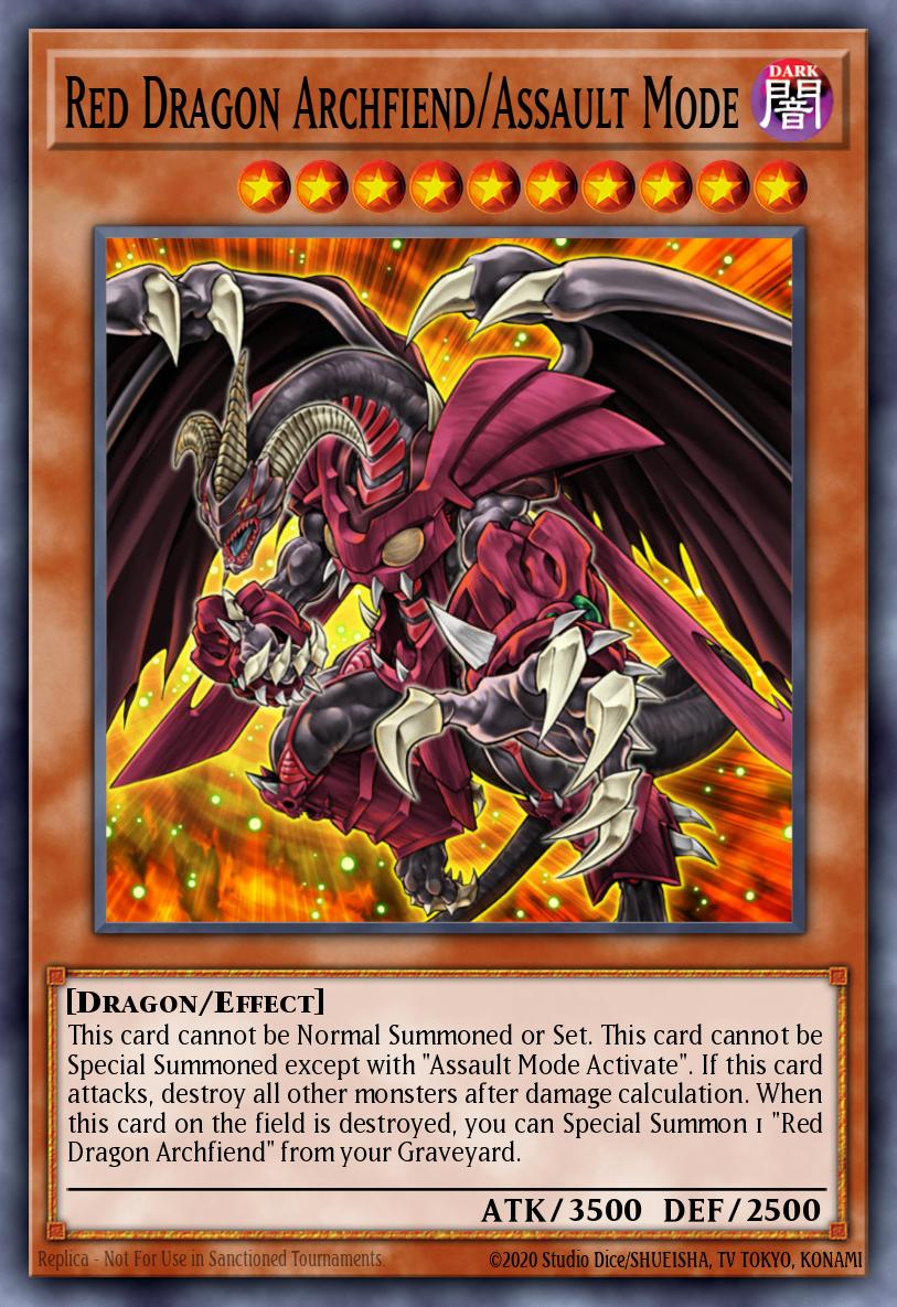 Red Dragon Archfiend/Assault Mode Ghost Rare CRMS-EN004 Crimson Crisis Yugioh card