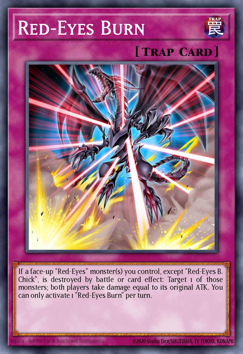 Red-Eyes Burn Super Rare DRL2-EN021 Dragons of Legend 2 Yugioh card