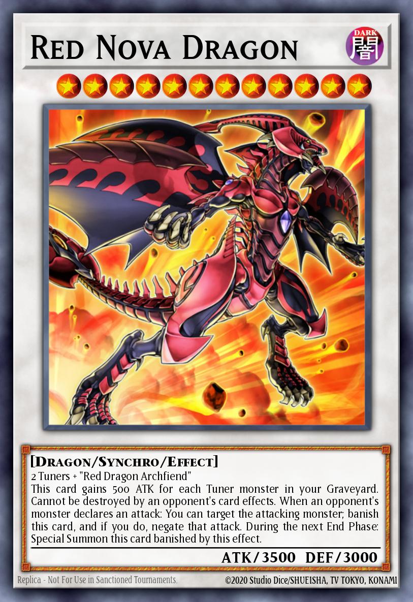 Red Nova Dragon Starlight Rare BLZD-EN101 Blazing Dominion Yugioh card