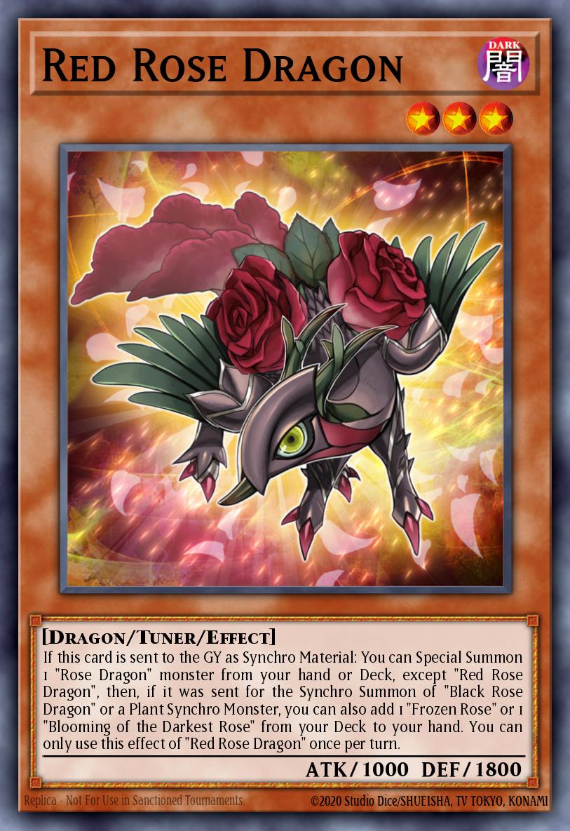 Red Rose Dragon Starlight Rare MP25-EN037 2025 Mega-Pack Tin Yugioh card
