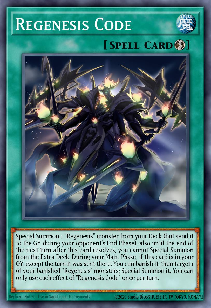 Regenesis Code Super Rare ALIN-EN060 Alliance Insight Yugioh card