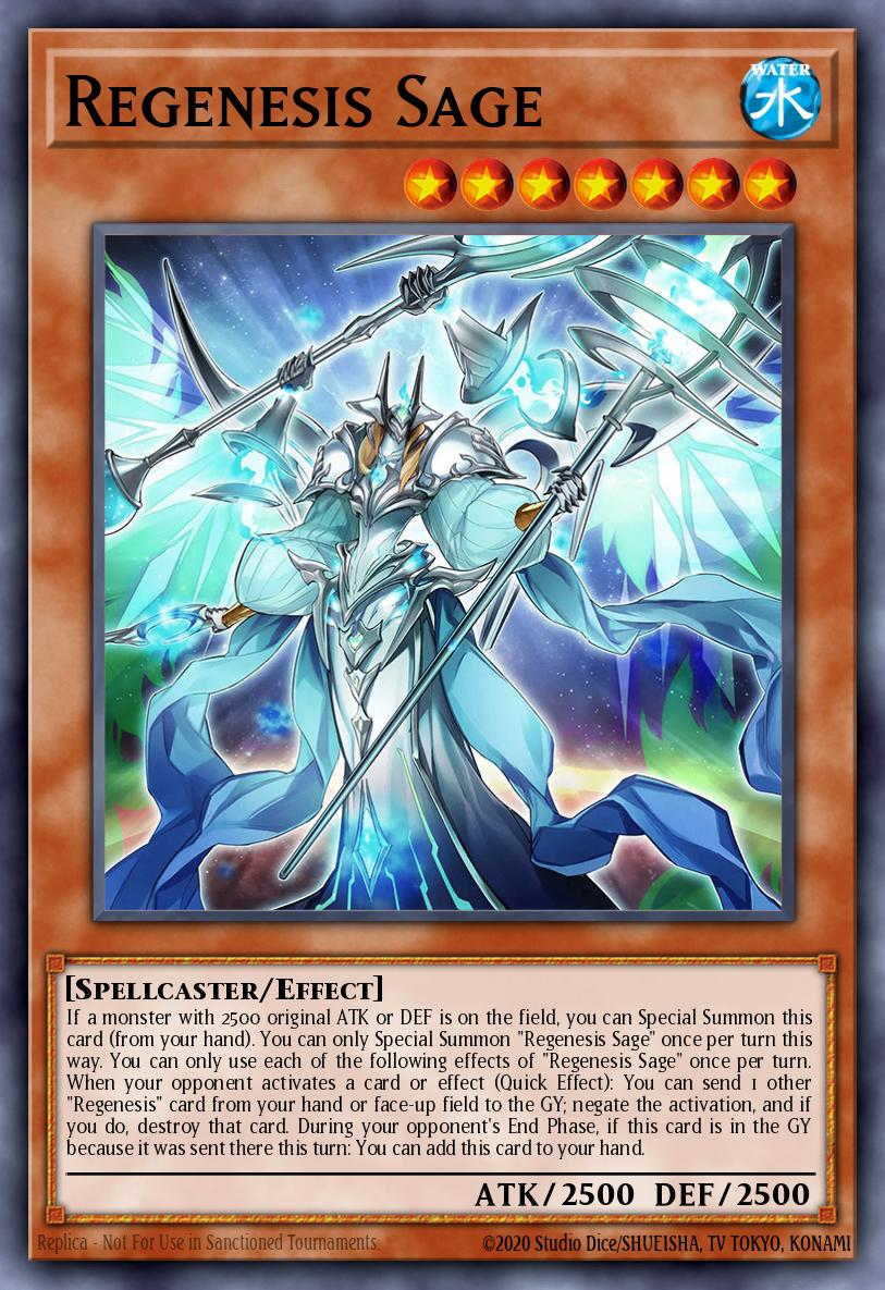 Regenesis Sage Quarter Century Secret Rare ALIN-EN014 Alliance Insight Yugioh card