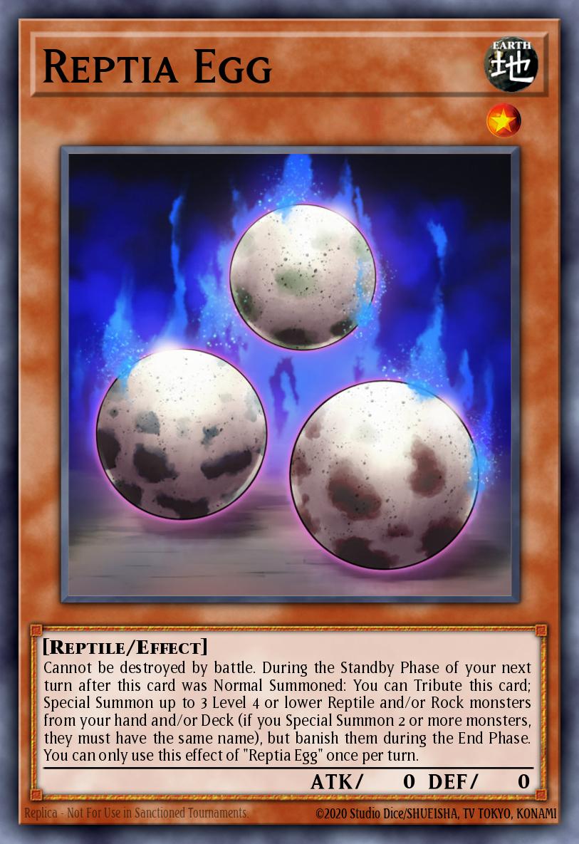 Reptia Egg Ultra Rare GFP2-EN034 Ghosts From the Past The 2nd Haunting Yugioh card