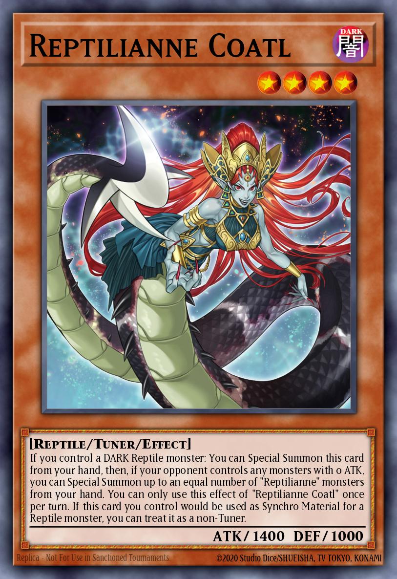 Reptilianne Coatl Common BODE-EN020 Burst of Destiny Yugioh card