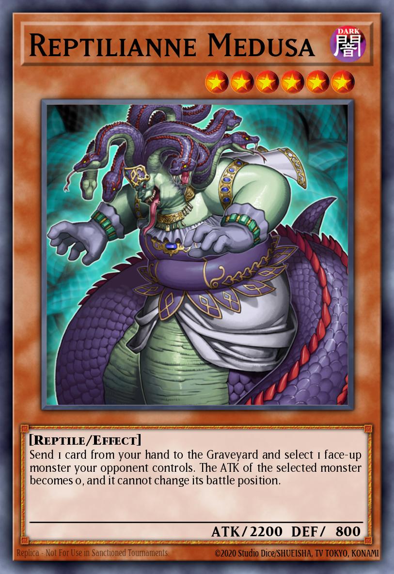 Reptilianne Medusa Common SOVR-EN021 Stardust Overdrive Yugioh card