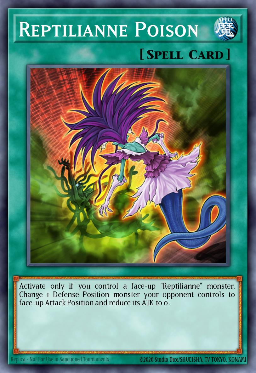 Reptilianne Poison Common OP17-PT028 OTS Tournament Pack 17 (POR) Yugioh card