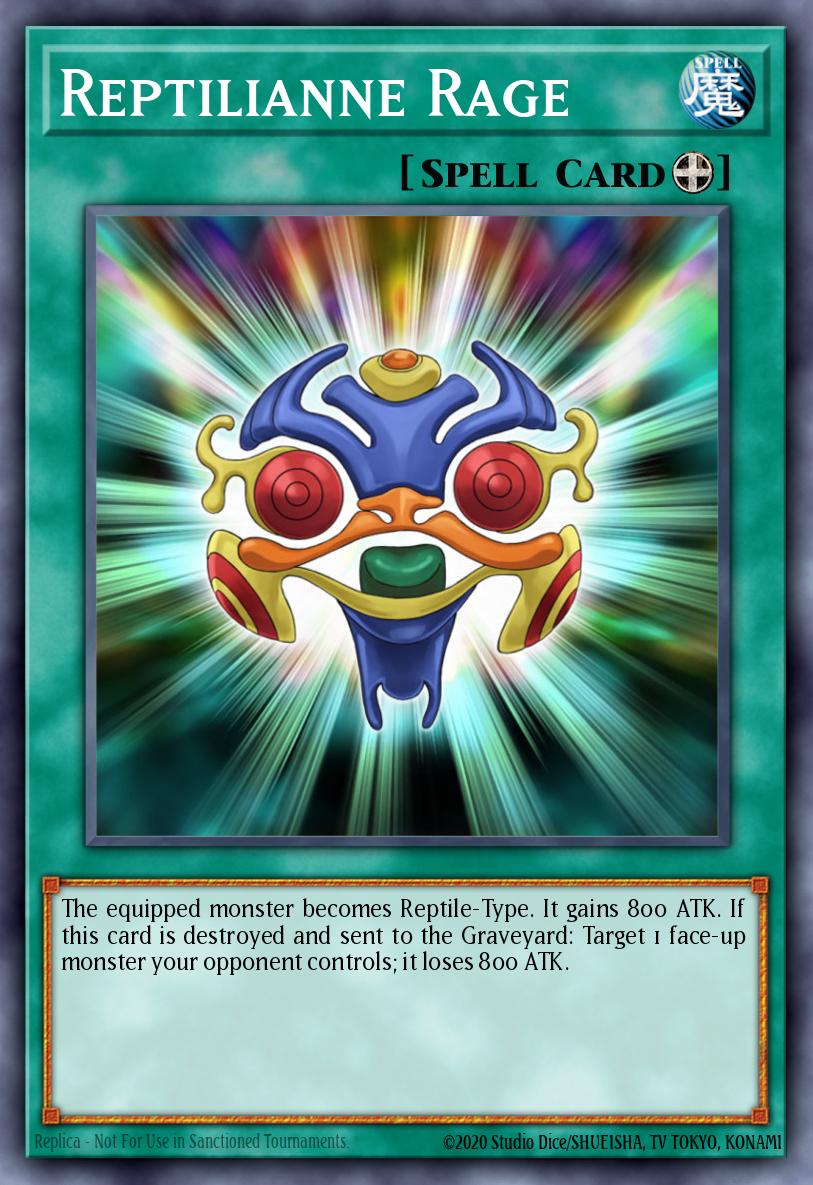 Reptilianne Rage Common ABPF-EN047 Absolute Powerforce Yugioh card
