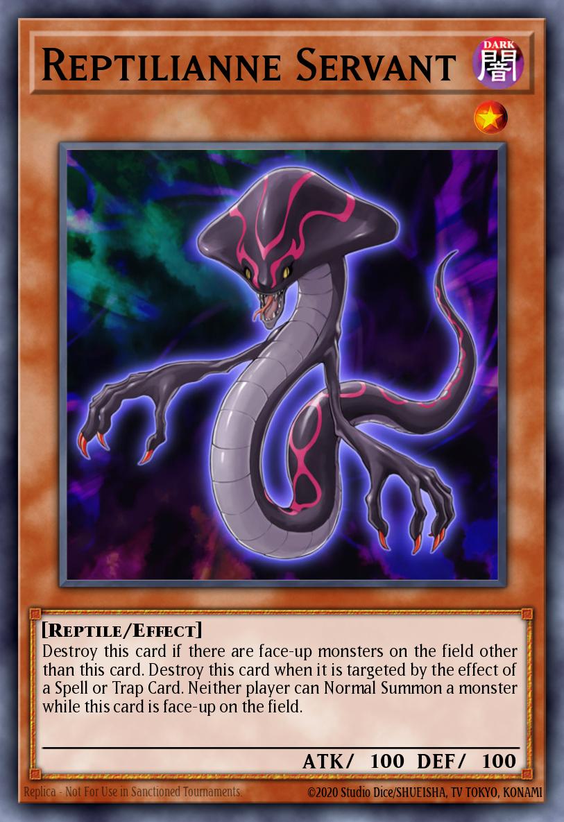 Reptilianne Servant Common ABPF-EN015 Absolute Powerforce Yugioh card