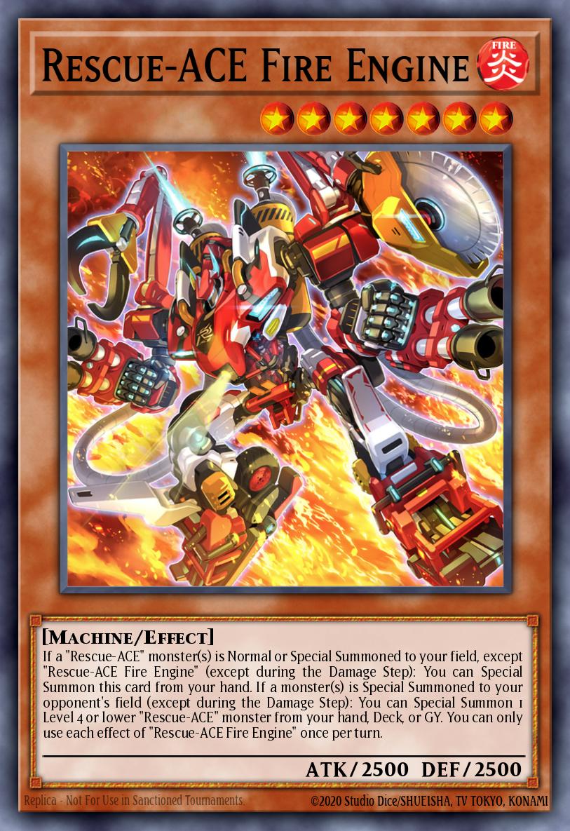 Rescue-ACE Fire Engine Ultra Rare MP24-EN281 25th Anniversary Tin Dueling Mirrors Yugioh card