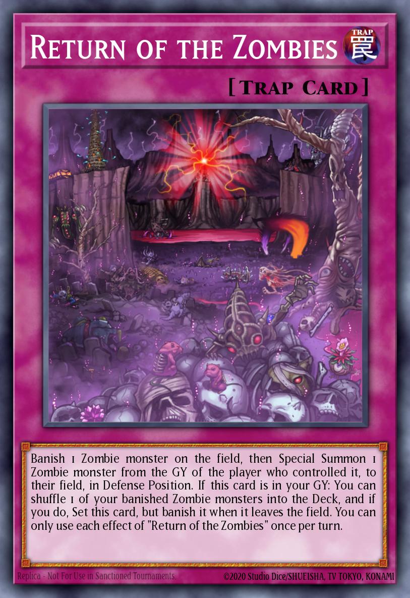 Return of the Zombies Common SR07-EN034 Structure Deck Zombie Horde Yugioh card