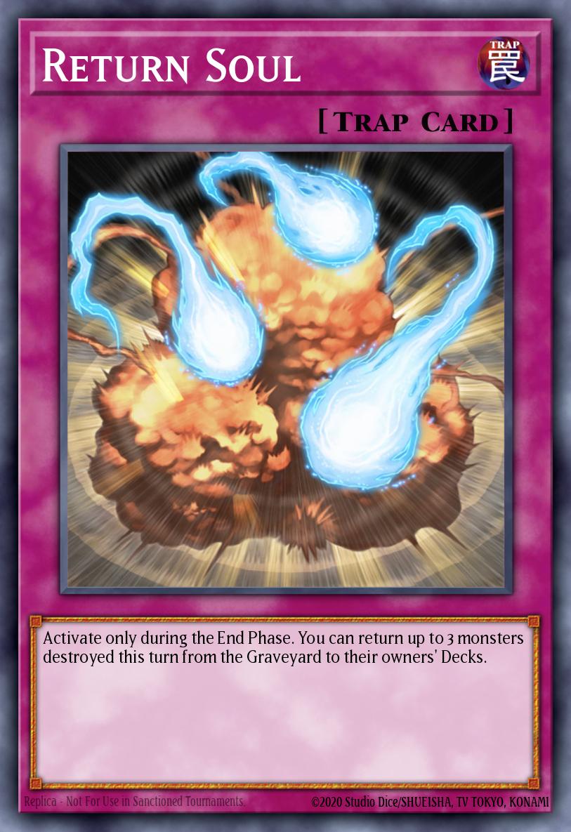 Return Soul Super Rare DP04-EN028 Duelist Pack Zane Truesdale Yugioh card